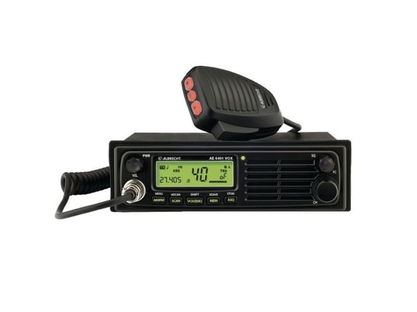 Albrecht AE 6491 VOX, DC, 188 mm, 131 mm, 57 mm, LCD-näyttö, Bil CB-radio
