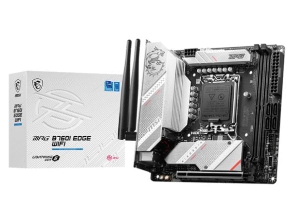 MSI MPG B760I EDGE WIFI, Intel, LGA 1700, Intel® Celeron®, Intel® Pentium® Gold, LGA 1700, DDR5-SDRAM, 96 GB