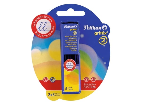 Pelikan 960492, Grå, 2 mm, Blister, 3 stykker, 2 stykker