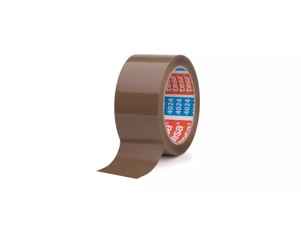 Packtejp TesaPack 4024 PP 50 mm x 66 m brun (6 st/förpackning)
