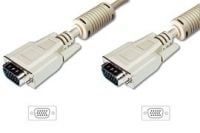 DIGITUS - VGA-kabel - HD-15 (VGA) (hann) til HD-15 (VGA) (hann) - 1.8 m - formstøpt