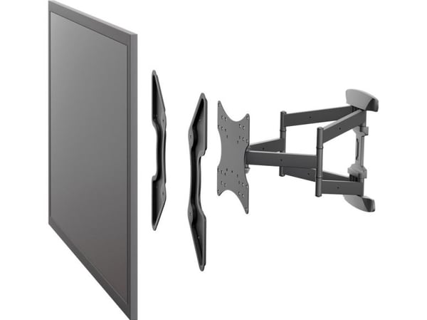 Goobay 60134, 81,3 cm (32"), 139,7 cm (55"), 300 x 300 mm, 400 x 400 mm, Stål, Svart