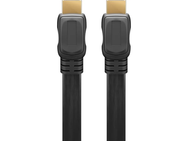 Goobay 61277, 1 m, HDMI Type A (Standard), HDMI Type A (Standard), 3D, 18 Gbit/sek, musta