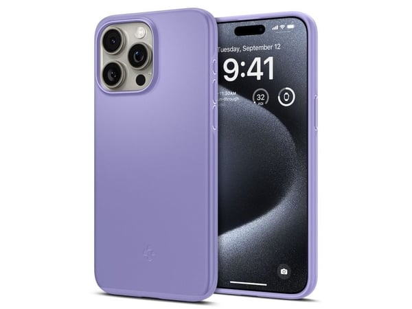 Spigen ACS06692, Suojus, Apple, iPhone 15 Pro, 15,5 cm (6.1"), Purppura