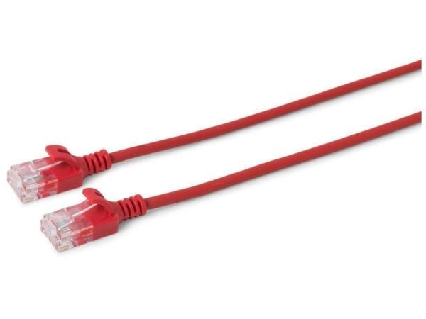 MicroConnect - Nettverkskabel - RJ-45 (hann) til RJ-45 (hann) - 2 m - 3.6 mm - UTP - CAT 6 - uten hindringer, flertrådet - rød