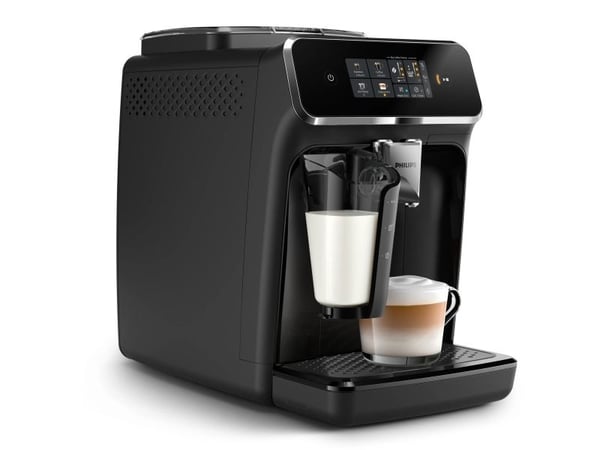 Philips Series 2300 EP2331 - Automatisk kaffemaskin med cappuccino-skummer - 15 bar - lakkert pianosvart