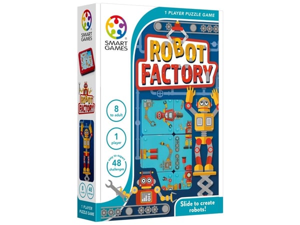 SmartGames Robot Factory, 8 vuosi/vuosia, Monivärinen
