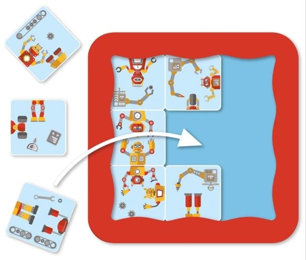 SmartGames Robot Factory, 8 vuosi/vuosia, Monivärinen