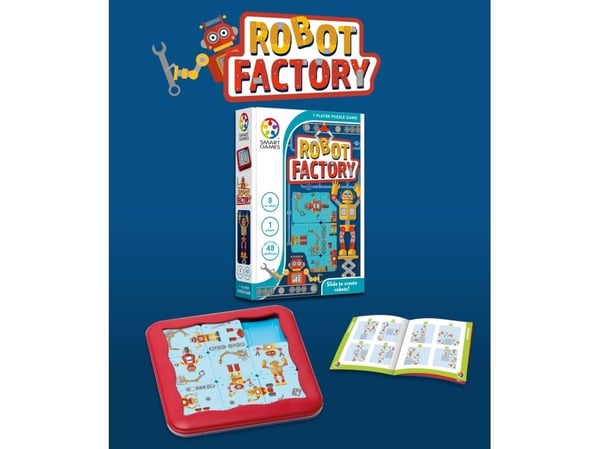 SmartGames Robot Factory, 8 vuosi/vuosia, Monivärinen