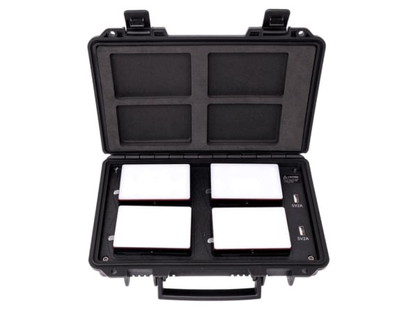 Aputure MC 4-Light Travel Kit, 5 W, 4 lamppu(a), Vaihtuva, 3200 K, 6500 K, Musta