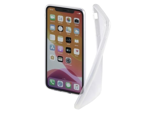 Hama Essential Line "Crystal Clear" - Baksidedeksel for mobiltelefon - termoplast-polyuretan (TPU) - gjennomsiktig - for Apple iPhone 12, 12 Pro