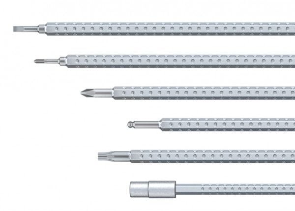 Wiha System 4 ESD yhdistelmäteräsarja 2691 T11 ESD, 11-osainen ura / Phillips / Torx / kuusiokolo / kuusiokolo pallokärki, kaikkiin sähköstaattises...