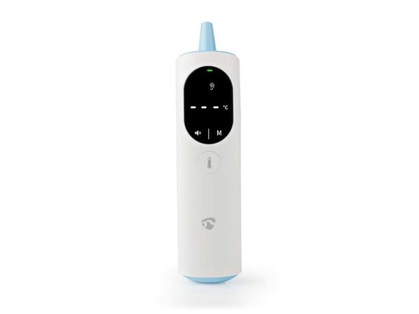 Nedis BTHTIR10WT, Fjernmålingstermometer, Hvit, Øre, Panne, Sensor, °C, °F, Kroppstemperatur