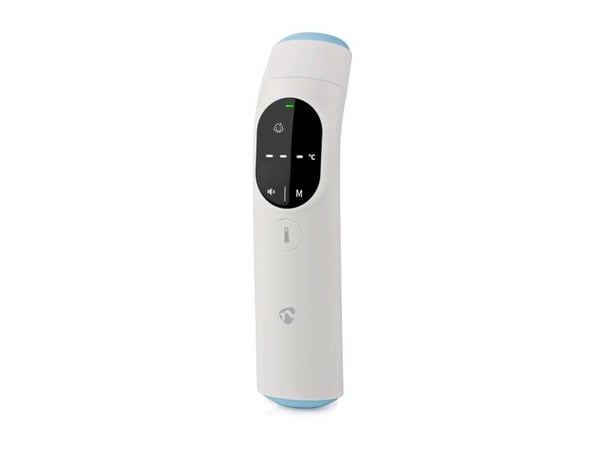 Nedis BTHTIR10WT, Fjernmålingstermometer, Hvit, Øre, Panne, Sensor, °C, °F, Kroppstemperatur