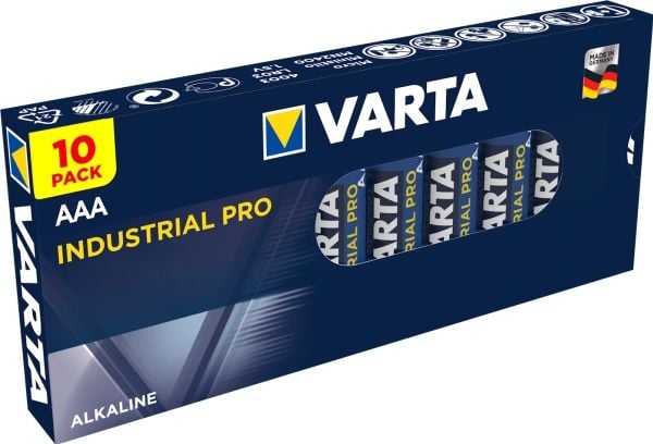 Varta Industrial - Batteri AAA - alkaliskt - 1100 mAh
