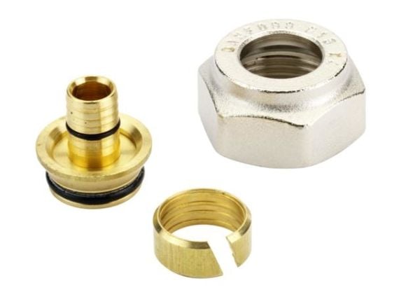 Klämringskoppling 3/4" x 15 mm Pex