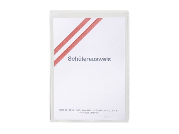 Durable 213419, 74 x 105 mm (A7), Transparent, Polypropylen (PP), Övre, 1 styck