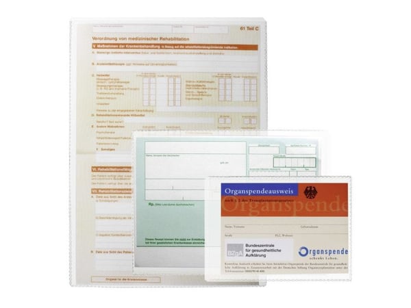 Durable 213419, 74 x 105 mm (A7), Transparent, Polypropylen (PP), Övre, 1 styck