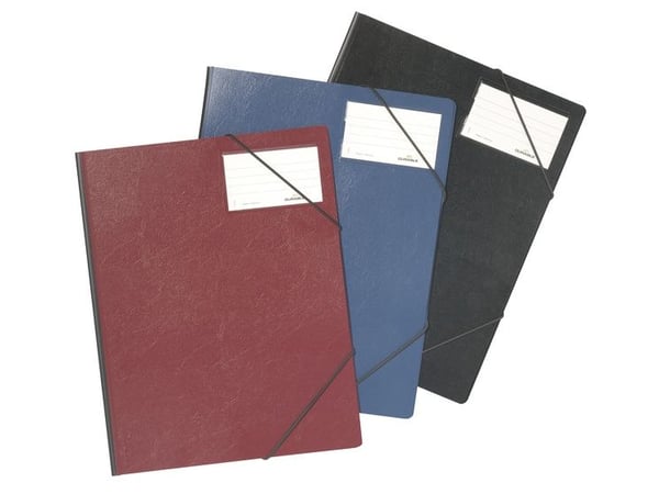 Durable 2320-01, A4, PVC, Svart, Porträtt, 150 ark, Elastisk