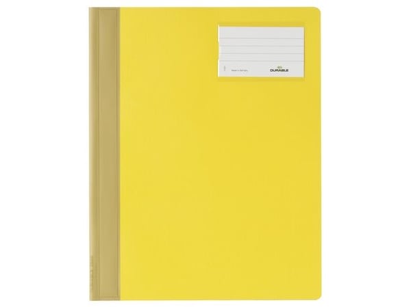 Durable 2500-04, Gul, PVC, A4, 1 fickor, 1 styck