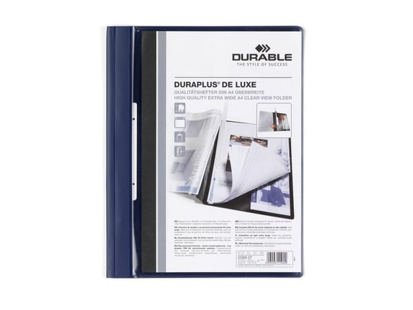 Durable 2589-07, Blå, Gjennomsiktig, Plast, A4, 1 stykker Durable 2589-07, Blå, Gjennomsiktig, Plast, A4, 1 stykker