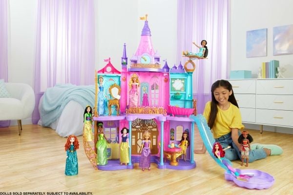 Disney Princess -leker, Magical Adventures-slott, 3 år, Batterier kreves, Montering nødvendig
