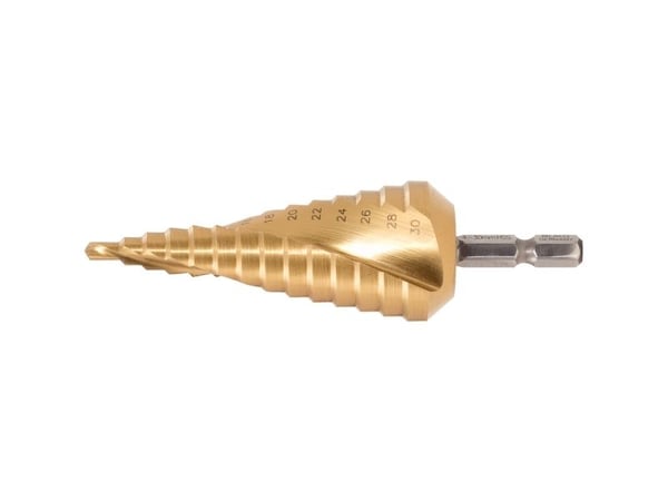 KS Tools 330.2345, Drill, Trinn Borekrone, Høyrehåndsrotasjon, 3 cm, 100 mm, Metall
