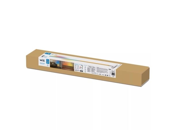 WiZ Stolpeformet gulvbelysning, Smartgulvbelysning, Wi-Fi/Bluetooth, Hvit, Wi-Fi 4 (802.11n), 802.11b, 802.11g, LED, Plast