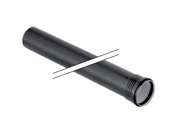50 x 1000 mm Rør med 1 muffe Silent PP Geberit