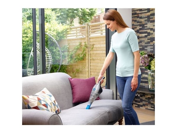 Black & Decker NVC215WA-QW, Kuiva, Hygieniasuodatin, 882 l/min, 65 dB, Pussiton, Sininen, Hopea