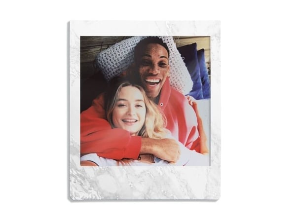 Fujifilm Instax Square White Marble - Färgfilm för snabbframkallning - 10 exponeringar