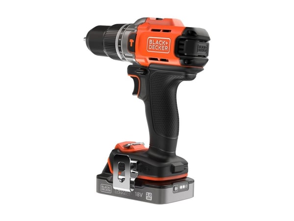 BLACK+DECKER - Borr - sladdlös 13 mm - 45 N·m laddare medföljer - 18 V