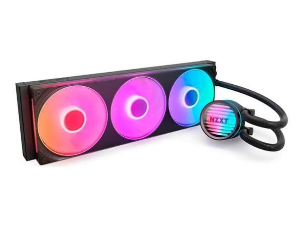 NZXT Kraken Core 360 RGB - Væskekjølesystem for prosessor - Radiatorstørrelse: 360 mm - (for: LGA1851, LGA1700, LGA115x Socket, LGA1200, AM4, AM5) ...