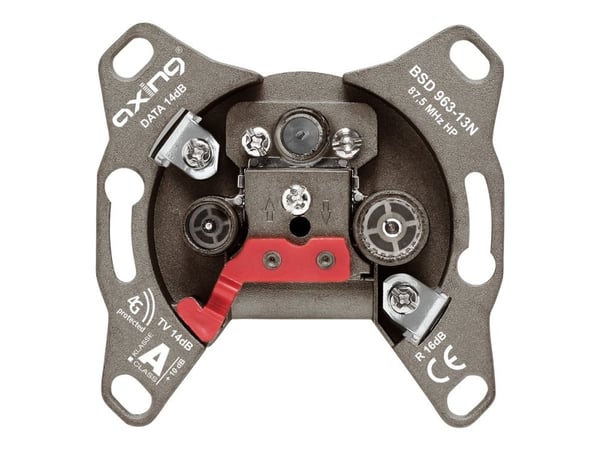 Axing BSD 963-13N, R/TV+SAT, Grå, CE, 68 mm, 39 mm, 68 mm, 68 mm