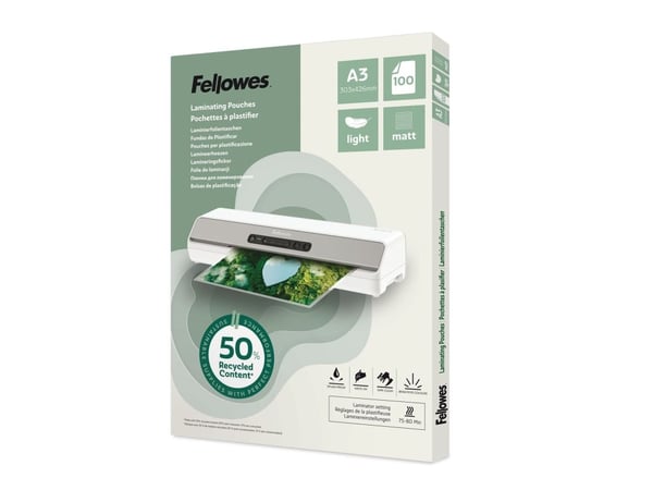 Fellowes - 100-pack - matt - lamineringsfickor