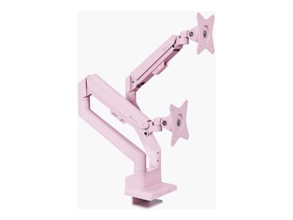 Arozzi Alzare Neo Duo - Gas Spring Monitor Arm - Pink