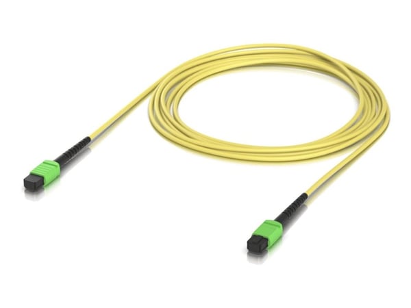 Ubiquiti UniFi - Patch-kabel - MPO-12/APC enkelt läge (hona) till MPO-12/APC enkelt läge (hona) - 3 m - 3 mm - fiberoptisk - OS2 - halogenfri, inom...