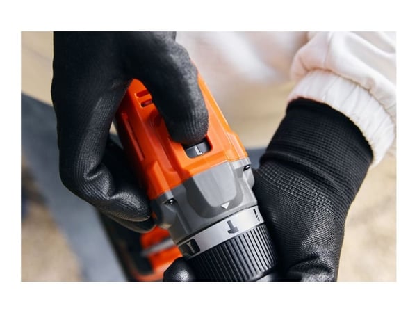 Black & Decker BCD383D2XK-QW, Pistooliporakone, Oranssi, 1,3 cm, Akku, 2 ah, 18 V