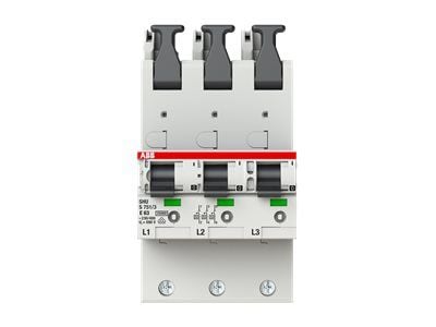 ABB S751/3-E63 – Automaattinen pääkatkaisija (asennettavissa DIN-kiskoon) – AC 230/400 V – kolmivaiheinen – RAL 7035