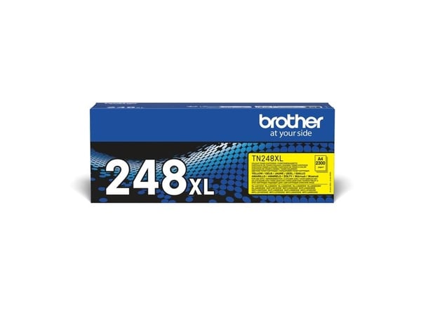 Brother TN248XLY - Høy ytelse - gul - original - eske - tonerkassett - Opptil 3000 sider