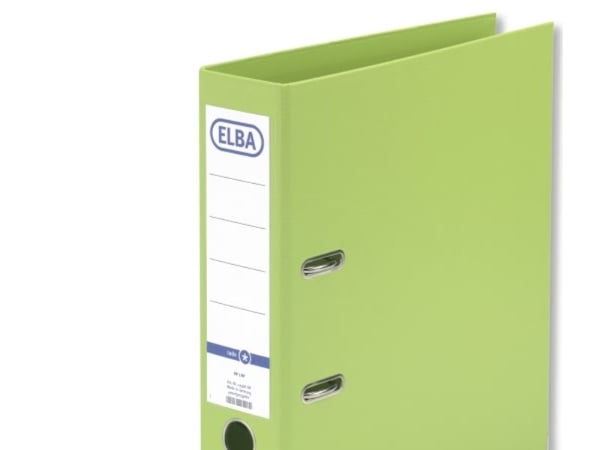 Elba Smart PP/PP, 80 mm, A4, Polypropylen (PP), Grön, 570 ark, 8 cm, 285 mm