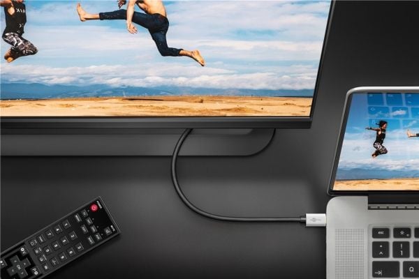 Goobay 60175, 3 m, USB Type-C, HDMI Type A (Standard), Hankjønn, Hankjønn, Rett