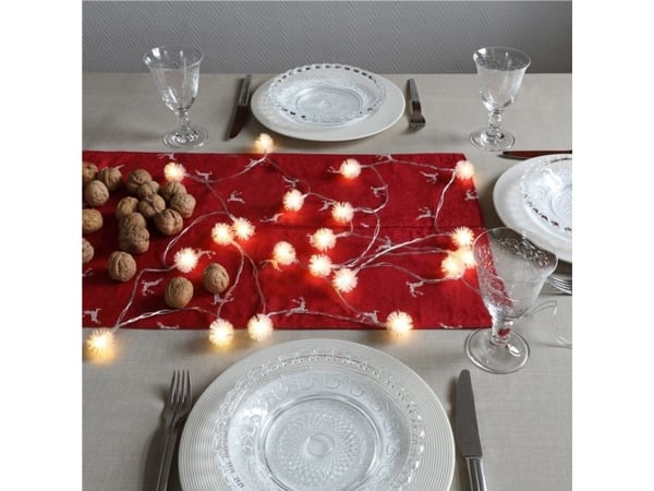 Goobay 60273, Fairy lights, Läpinäkyvä, Valkoinen, Kupari, Muovi, IP20, 20 lamppu(a), LED