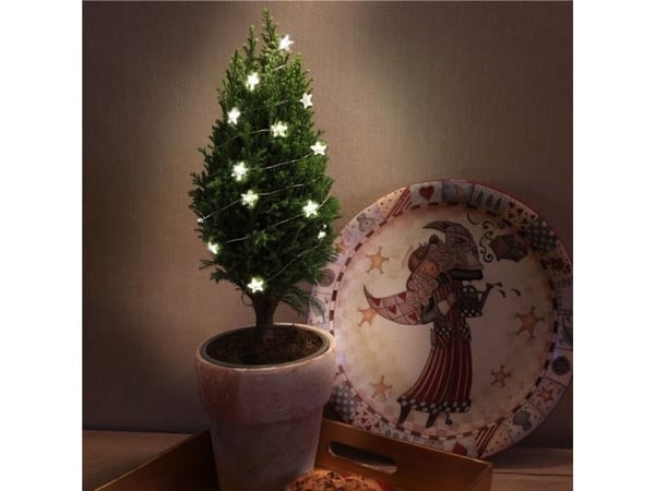 Goobay 60332, Fairy lights, Hopea, Läpinäkyvä, Kupari, Muovi, IP20, 6 h, 18 h