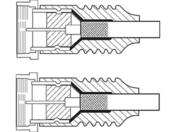 Wentronic Goobay SAT-liitäntäkaapeli, 100% suojattu, kullattu, valkoinen, 2,5 m - F-liitin <=> F-liitin (67291)
