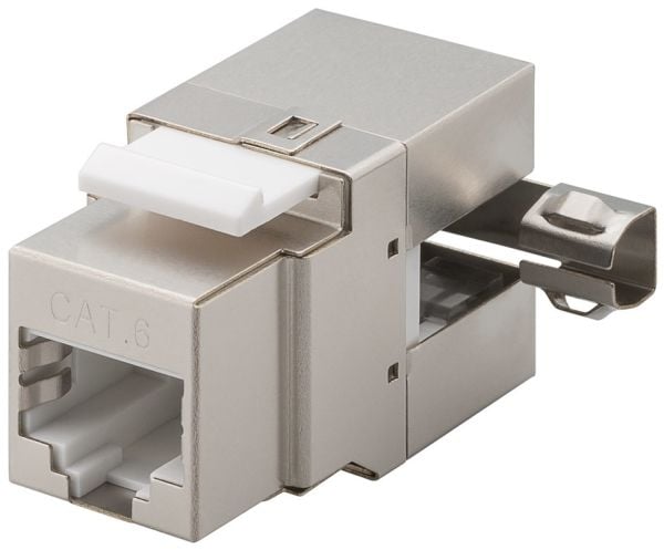 Goobay 95901, Flat, Sølv, RJ-45, IDC, Hunkjønn, Cat6