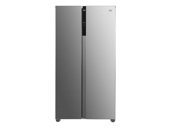 Beko GNO5322XPN, fristående, amerikansk dörr, rostfritt stål, 532 L, SN-T, C