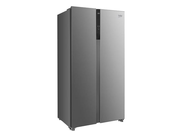 Beko GNO5322XPN, fristående, amerikansk dörr, rostfritt stål, 532 L, SN-T, C