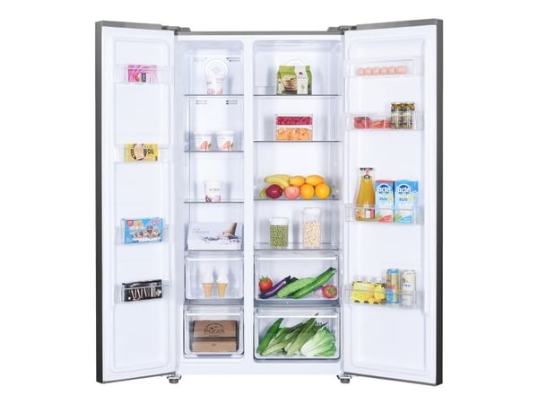 Beko GNO5322XPN, fristående, amerikansk dörr, rostfritt stål, 532 L, SN-T, C