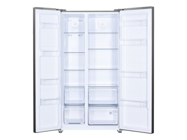 Beko GNO5322XPN, fristående, amerikansk dörr, rostfritt stål, 532 L, SN-T, C
